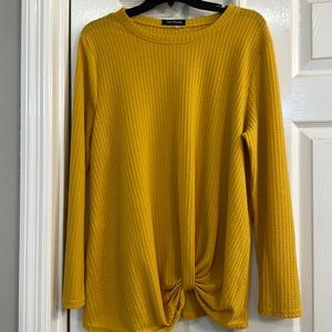 Mustard Yellow XL Blouse